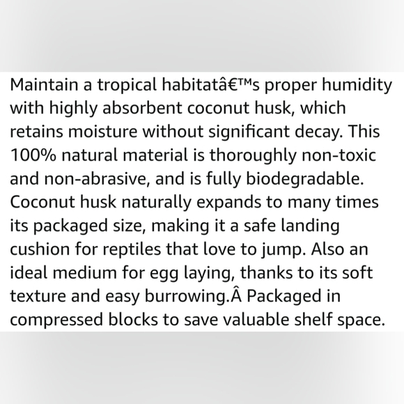 Zilla Coconut Husk Brick, 650g - Picture 3 of 4